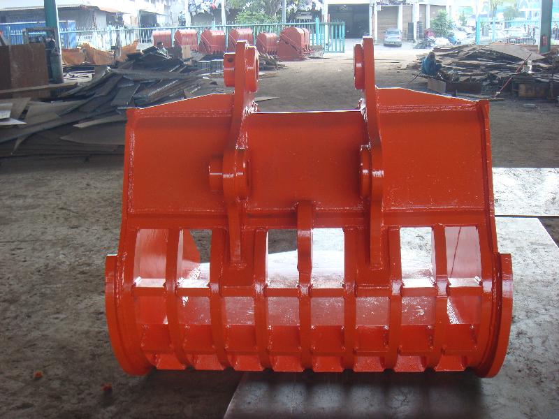 CAT345 SKELETON RIP BUCKET