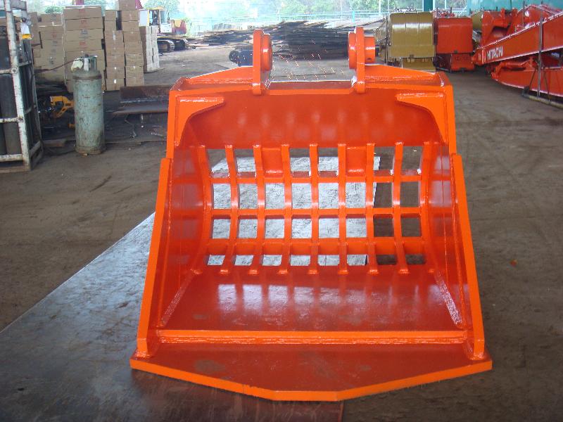 CAT345 SKELETON RIP BUCKET