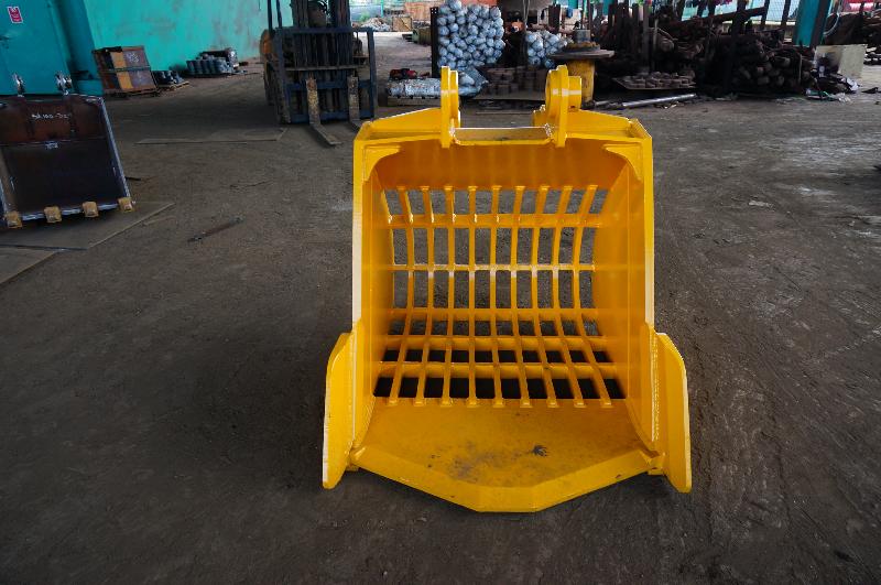 CAT345 SKELETON RIP BUCKET